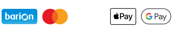 Barion, Mastercard, VISA, Apple Pay, Google Pay