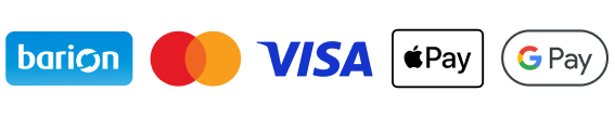 Barion, Mastercard, VISA, Apple Pay, Google Pay